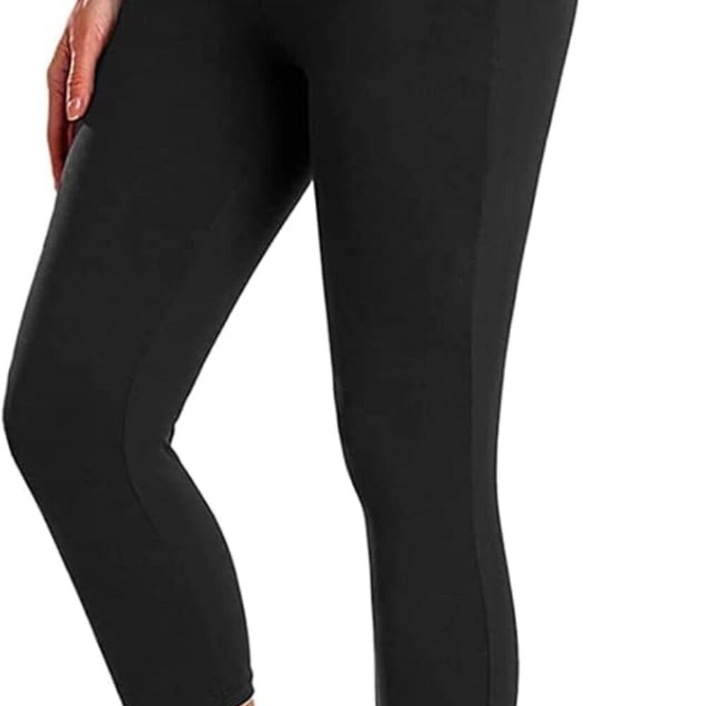Leggings with Pockets for Women - High Waist Tummy Control Yoga Pants Running Gy
